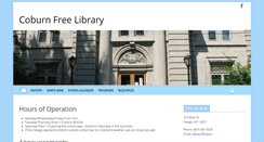 Desktop Screenshot of coburnfreelibrary.org